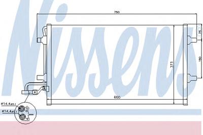 Конденсатор, кондиционер NISSENS 940086