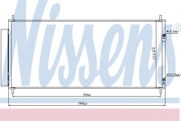 Конденсатор, кондиционер NISSENS