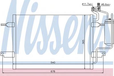 Конденсатор, кондиционер NISSENS 94624