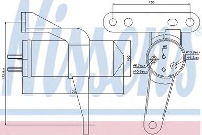 Осушитель, кондиционер NISSENS 95470