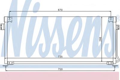 Конденсатор, кондиционер NISSENS 94507