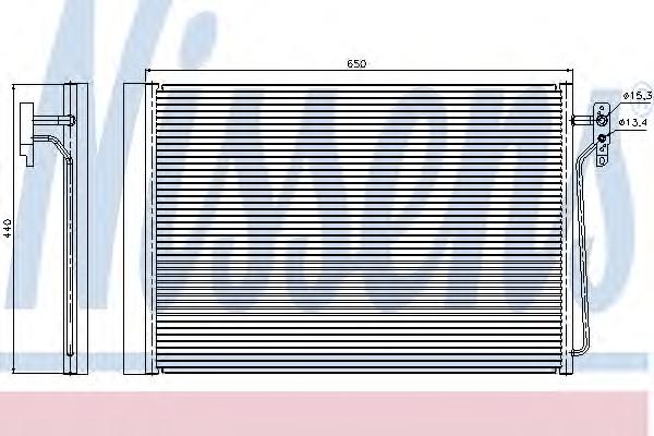 Конденсатор, кондиционер NISSENS