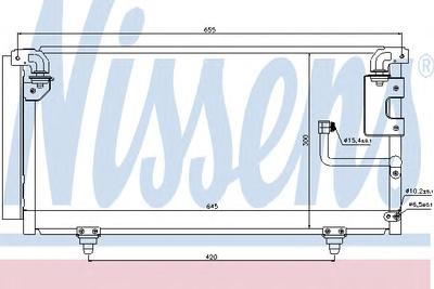 Конденсатор, кондиционер NISSENS 940091