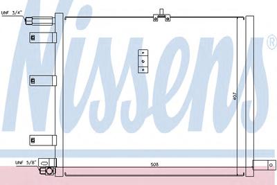 Конденсатор, кондиционер NISSENS 94300