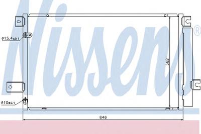 Конденсатор, кондиционер NISSENS 940022