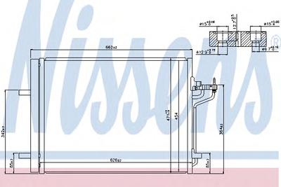 Конденсатор, кондиционер NISSENS 940183
