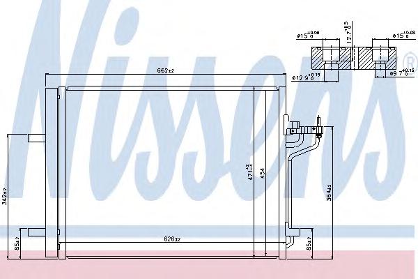 Конденсатор, кондиционер NISSENS