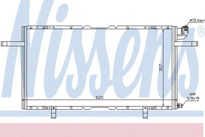Конденсатор, кондиционер NISSENS 94686