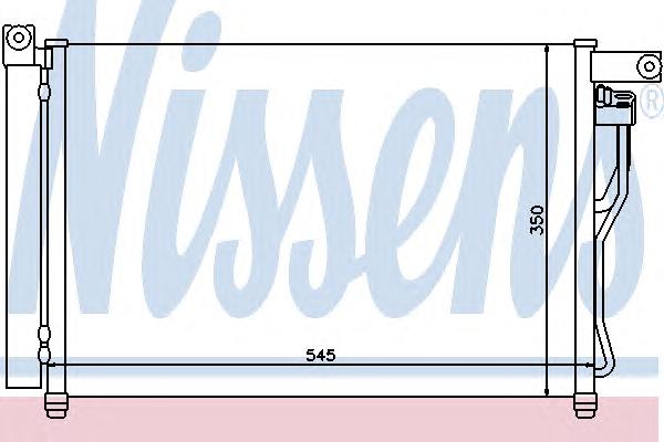 Конденсатор, кондиционер NISSENS