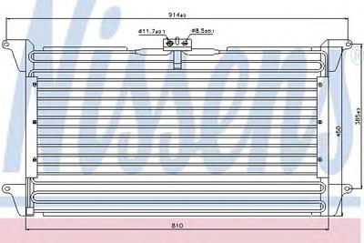 Конденсатор, кондиционер NISSENS 94539