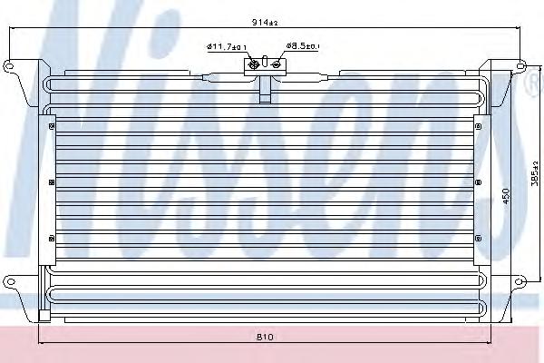 Конденсатор, кондиционер NISSENS