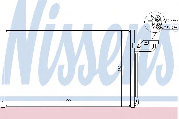 Конденсатор, кондиционер NISSENS