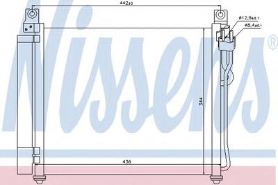 Конденсатор, кондиционер NISSENS 940172
