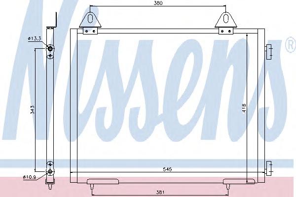 Конденсатор, кондиционер NISSENS