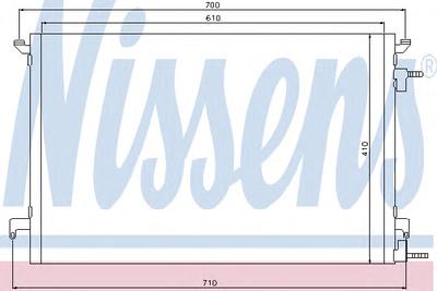 Конденсатор, кондиционер NISSENS 94852