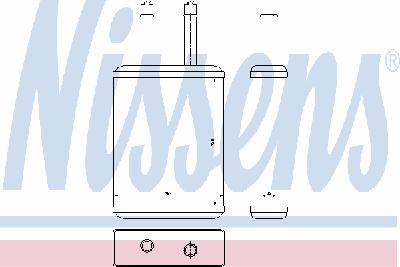 Теплообменник, отопление салона NISSENS 77524
