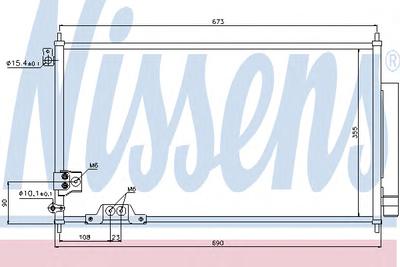 Конденсатор, кондиционер NISSENS 94788