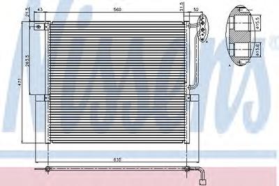 Конденсатор, кондиционер NISSENS 94761