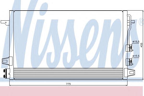 Конденсатор, кондиционер NISSENS