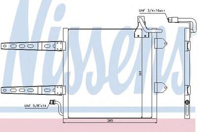 Конденсатор, кондиционер NISSENS 94260