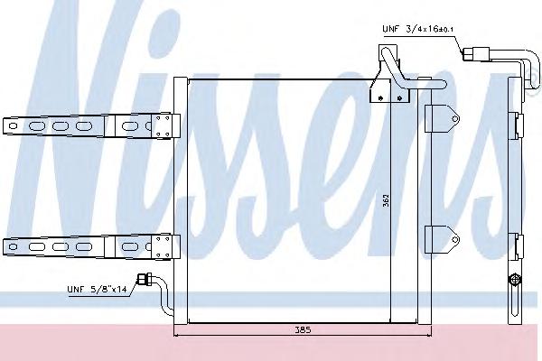 Конденсатор, кондиционер NISSENS