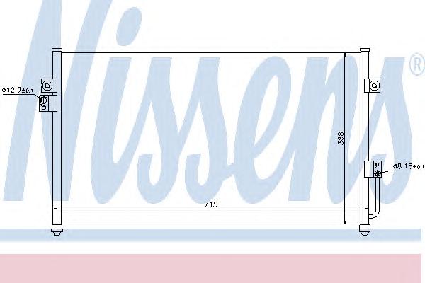 Конденсатор, кондиционер NISSENS