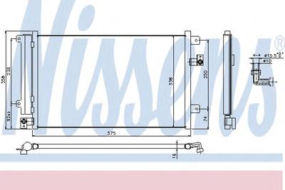 Конденсатор, кондиционер NISSENS 940292
