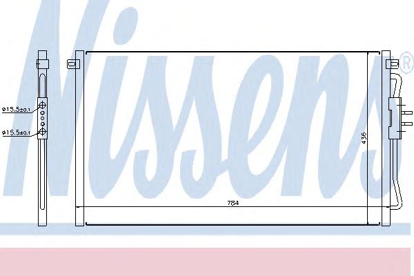 Конденсатор, кондиционер NISSENS