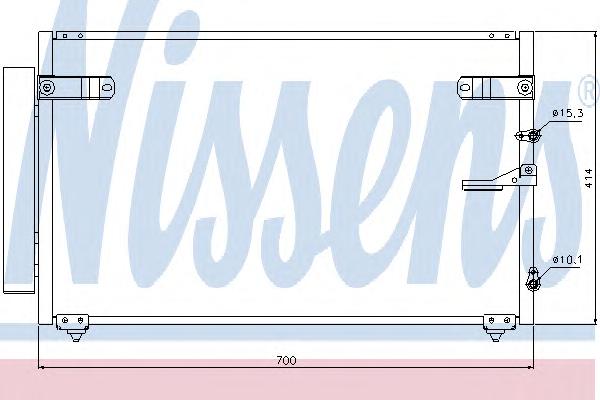 Конденсатор, кондиционер NISSENS