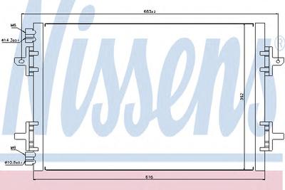 Конденсатор, кондиционер NISSENS 94750