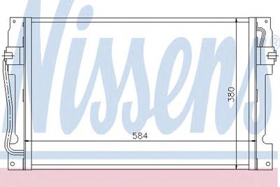 Конденсатор, кондиционер NISSENS 94182