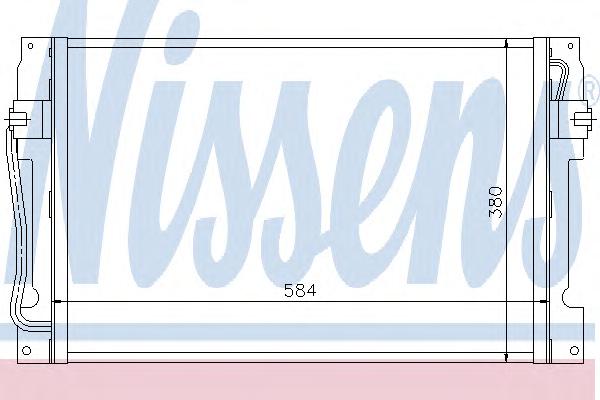 Конденсатор, кондиционер NISSENS