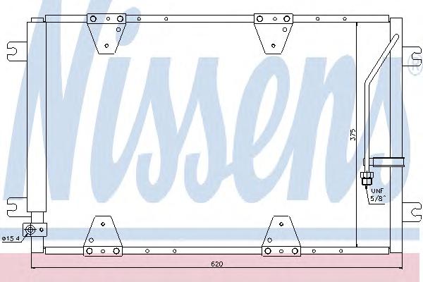 Конденсатор, кондиционер NISSENS