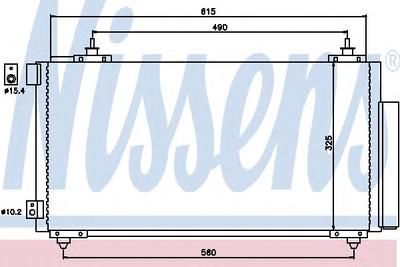 Конденсатор, кондиционер NISSENS 94740