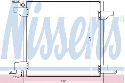 Конденсатор, кондиционер NISSENS 94390
