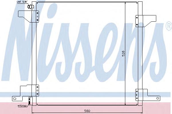 Конденсатор, кондиционер NISSENS