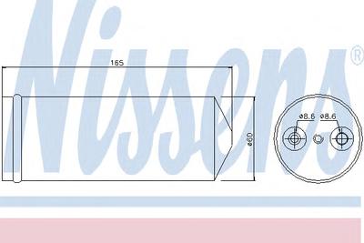 Осушитель, кондиционер NISSENS 95437
