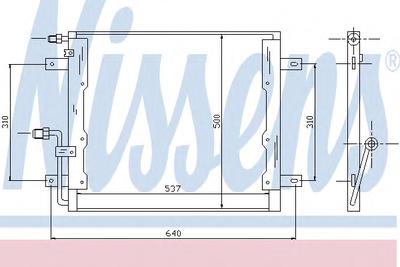 Конденсатор, кондиционер NISSENS 94335