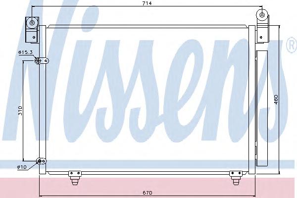 Конденсатор, кондиционер NISSENS