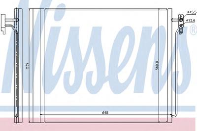 Конденсатор, кондиционер NISSENS 940343