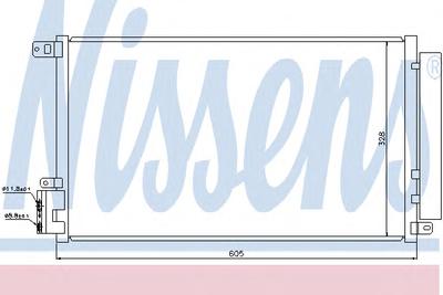 Конденсатор, кондиционер NISSENS 940095