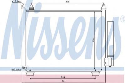 Конденсатор, кондиционер NISSENS 940092