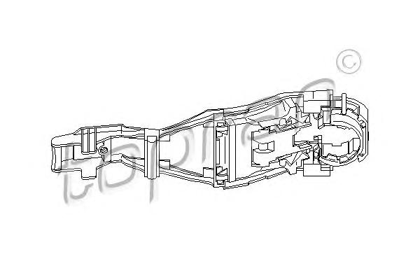 Ручка двери TOPRAN