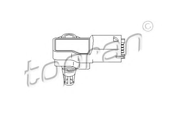Датчик, давление во впускном газопроводе TOPRAN
