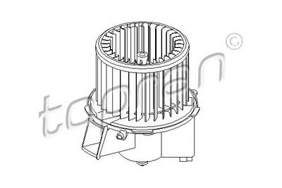 Электродвигатель, вентиляция салона TOPRAN 721547