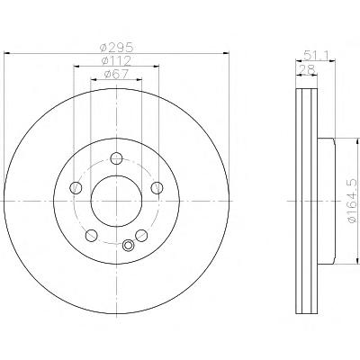 Тормозной диск TEXTAR