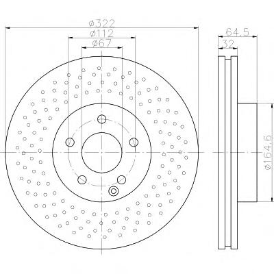 Тормозной диск TEXTAR