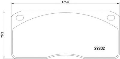 Комплект тормозных колодок, дисковый тормоз TEXTAR 2930221004T3018