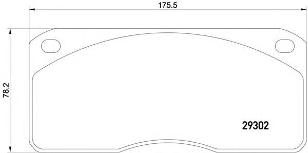 Комплект тормозных колодок, дисковый тормоз TEXTAR