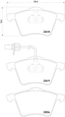 Комплект тормозных колодок, дисковый тормоз TEXTAR